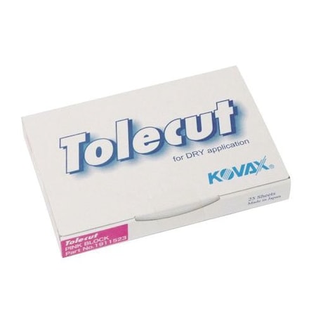 Eagle Abrasives Tolecut Block Stickon Sheets - Pink5, 25PK 191-1523